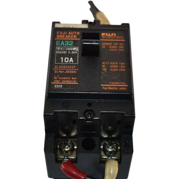 Fuji Electric EA32 10A 2-Pole Circuit Breaker 460V 220V AC – VB ...