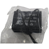 NEW HS CBB61 6.0uF 450VAC Fan Motor Run Start Capacitor 2 Wires 50/60Hz