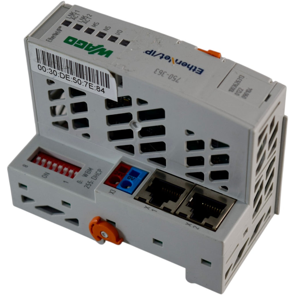Wago 750-363 EtherNet IP Fieldbus Coupler Module PLC Controller – VB ...