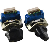 Lot of 2 KEM 01-12B KDP-12B Rotary Band Switch CNC Feed Override