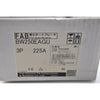 NEW Fuji Electric BW250EAGU 3P 225A Earth Leakage Circuit Breaker ELCB