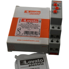 NEW Lovato TM M1 2A022016 Time Delay Relay On Delay 12-240V Multi Voltage 1SPDT