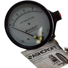 NEW Ashcroft 45-1134ED-RQM Differential Pressure Gauge 0-10 in H2O NEMA 4X