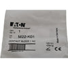 NEW Eaton M22-K01 1NC Auxiliary Contact Block Screw Terminal 6A