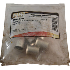 NEW NSI SITG-3/0 Polaris Grey Replacement Sleeves Bag of 10 3/0 AWG