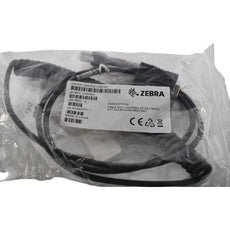 NEW Zebra CBA-R02-C09PAR 9ft Coiled RS232 DB9 Female Barcode Scanner Cable