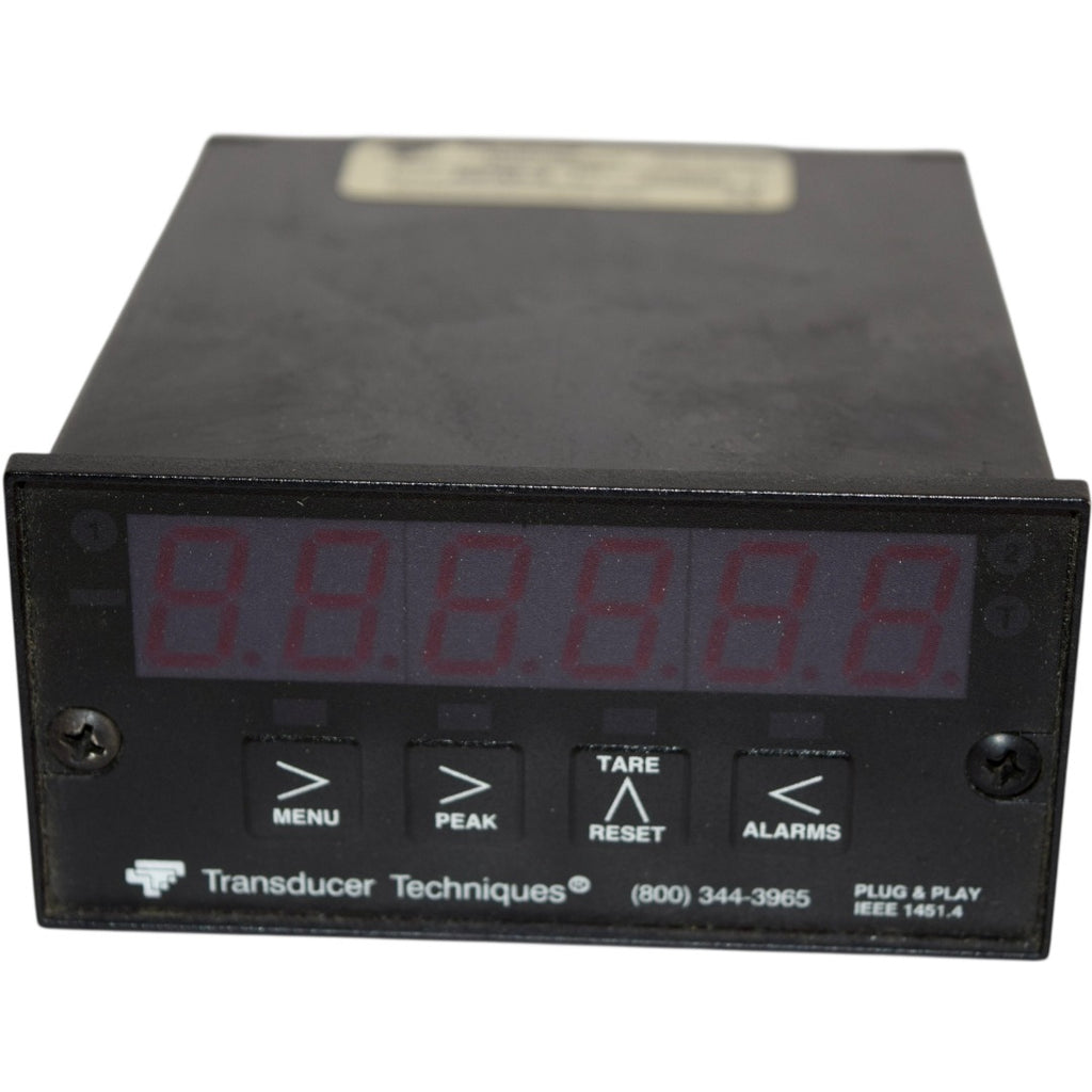 Load Cell Panel Meter Transducer Techniques DPM-3 Digital Panel Meter 6-Digit Load Cell Disp ...