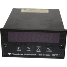 Transducer Techniques DPM-3 Digital Panel Meter 6-Digit Load Cell Display