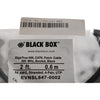 NEW Black Box EVNSL647-0002BK CAT6 550MHz UTP Patch Cable 2ft Black RJ45