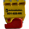 NEW Technoelectric SD1-025-RR Disconnect Switch 3 Phase 25A 600V Red Handle