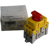 NEW Technoelectric SD1-025-RR Disconnect Switch 3 Phase 25A 600V Red Handle