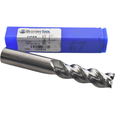 NEW Destiny Tool V34836 Viper 3/4 Solid Carbide End Mill 3 Flute 2-1/4 LOC 5 OAL