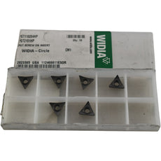 Pack of 6 NEW Widia 1PGT110204HP CM1 Carbide Grooving Inserts