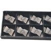 Pack of 9 NEW Horizon HTN WF052115 01 323AL Carbide Grooving Inserts