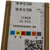 Pack of 7 NEW Iscar TNF 6M-IQ IC808 Carbide Face Grooving Inserts