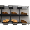 Pack of 8 NEW Iscar GFF 6N IC656 Carbide Cutoff Grooving Inserts