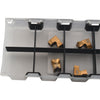 Pack of 8 NEW Iscar TNF 6M-IQ IC808 Carbide Face Grooving Inserts