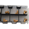 Pack of 8 NEW Iscar TNF 6M-IQ IC808 Carbide Face Grooving Inserts