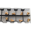 Pack of 8 NEW Iscar TNF 6M-IQ IC808 Carbide Face Grooving Inserts