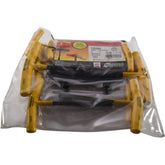 NEW Bondhus 15290 SAE 10pc Cushion Grip T-Handle Hex Key Set 3/32-3/8in Stand