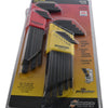 NEW Bondhus 20199 BLX22 Hex L-Key Wrench Set 22pc Metric SAE Long Arm