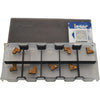 NEW Pack 7 Iscar TAG N3HF IC808 Carbide Inserts Parting Grooving Cutting Tool