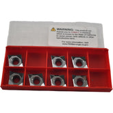 Pack of 7 NEW Vargus CCGT4305AF V12K Carbide Inserts 0.2mm Radius