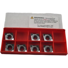 Pack of 7 NEW Vargus CCGT4305AF V12K Carbide Inserts 0.2mm Radius