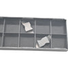 Pack of 2 NEW Horizon HGP 3094R C23 Carbide Grooving Inserts 3mm Right Hand