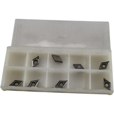 Pack of 8 NEW Vargus DCGT2151AF V12K Carbide Inserts 0.4mm Radius Aluminum