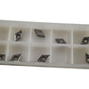Pack of 8 NEW Vargus DCGT2151AF V12K Carbide Inserts 0.4mm Radius Aluminum