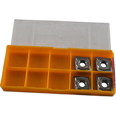 Pack of 4 NEW Mitsubishi CNGG120408MJ HTI10 Carbide Inserts Turning 0.8mmR