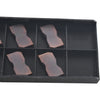 Pack of 6 NEW Horizon HG 3020R 323 Carbide Grooving Inserts 3mm Right Hand