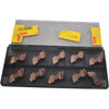 Pack of 10 NEW Sandvik TLRP-3062L 1125 Carbide Grooving Inserts TiAlN 0.062'' W