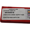 Pack of 2 NEW Vargus CCGT392.5-0.5-AF V12K Carbide Inserts Aluminum