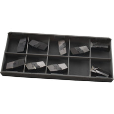Pack of 9 NEW Iscar GIPA 6.00-0.40 IC20 Carbide Grooving Inserts Uncoated