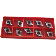Pack of 10 NEW Vargus DCGT32.50.5-AF V12K Carbide Inserts Aluminum