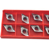 Pack of 10 NEW Vargus DCGT32.50.5-AF V12K Carbide Inserts Aluminum
