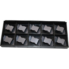 Pack of 10 NEW Horizon HRD 3031L 323 Carbide Grooving Inserts LH