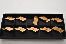 Pack of 10 NEW Horizon HGD 3094RK 323FG Carbide Grooving Inserts .094''