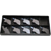 Pack of 9 NEW Horizon HTN WF020911 01 323 Carbide Grooving Inserts