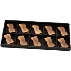 Pack of 10 NEW Horizon HTK 3R 310FG Carbide Cutoff Grooving Inserts .122''