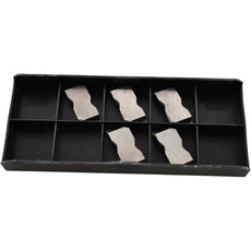 Pack of 5 NEW Horizon HTN WF011110 01 C23 Carbide Grooving Inserts