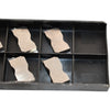 Pack of 5 NEW Horizon HTN WF011110 01 C23 Carbide Grooving Inserts