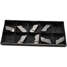 Pack of 8 NEW Horizon HGD 3189L C10 Carbide Grooving Inserts .189''