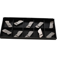 Pack of 10 NEW Horizon HGD 3189L C10 Carbide Grooving Inserts .189''