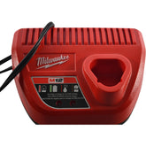 Milwaukee 48-59-2401 M12 Lithium Ion Battery Charger 12V Li-Ion