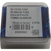Pack of 2 NEW Iscar IDI 219-SK IC908 05505563 Carbide Drill Head Inserts