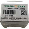 NEW Tool-Flo TBNR-1750-P ZS26D Carbide Milling Insert 1750 2414194 0.312'' Thick