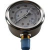 NEW PIC PRO-201L-254F 0-160 PSI 2.5'' Liquid Filled Pressure Gauge